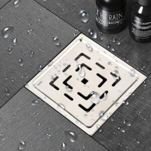 Beliza Gold Series Drainer – Stainless Steel Bathroom Floor Drain (6x6 Inch)